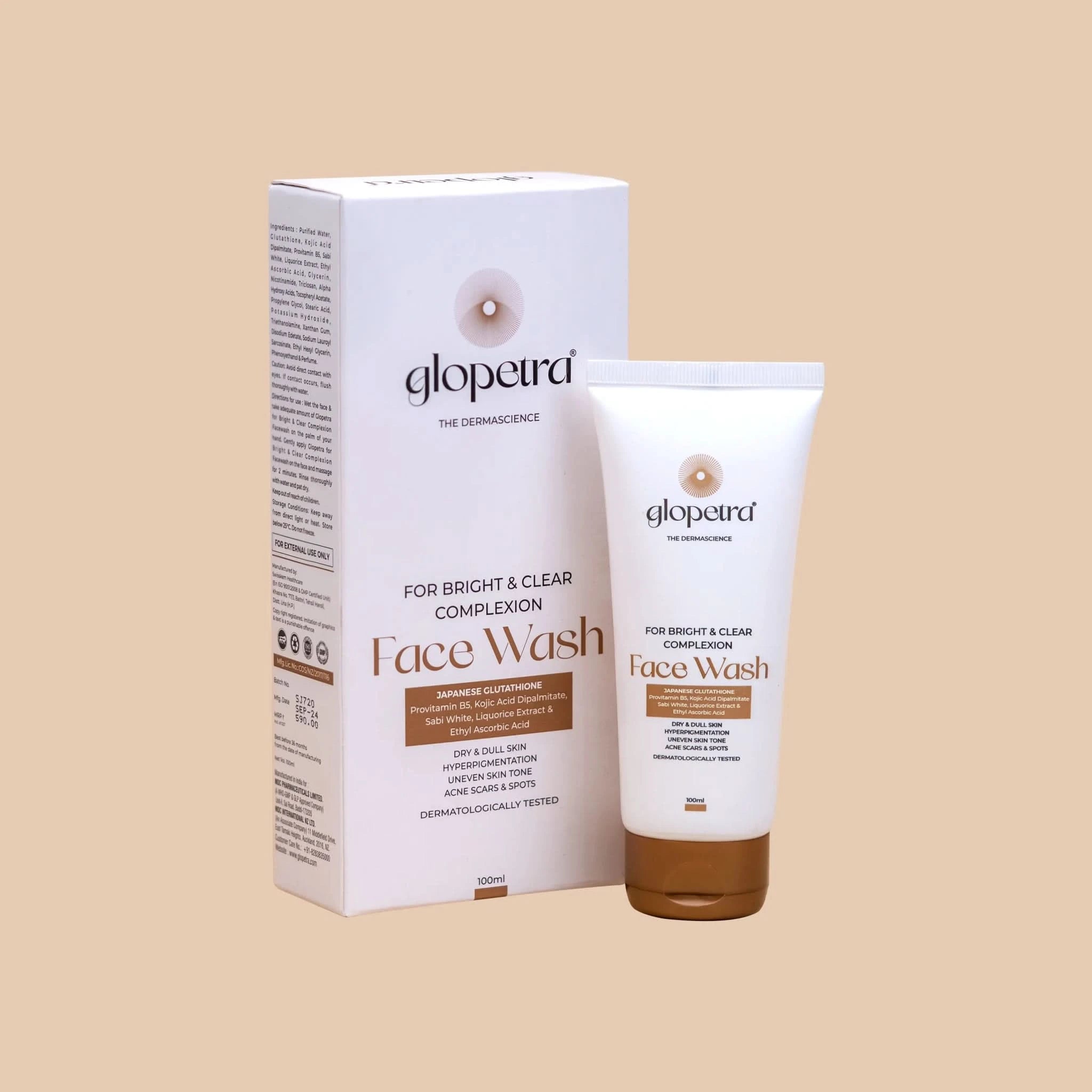 Glopetra Face Wash For Acne Scars & Spots - Glopetra