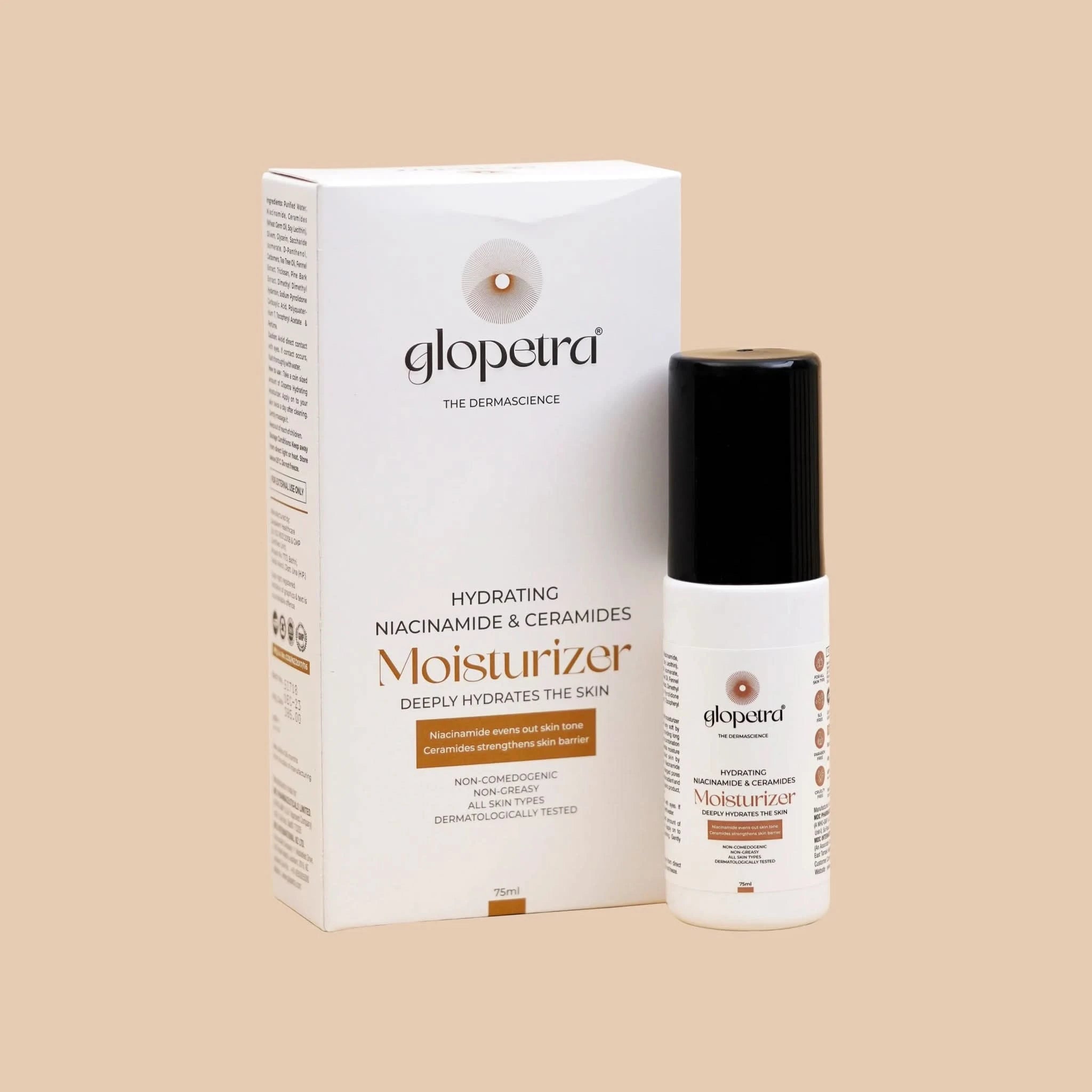 HYDRATING NIACINAMIDE & CERAMIDES Moisturizer DEEPLY HYDRATES THE SKIN - Glopetra