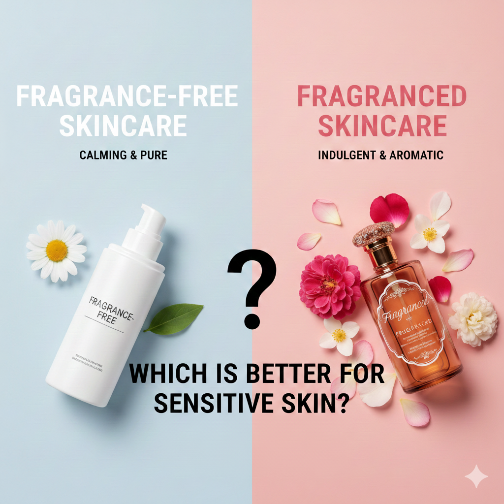Fragrance-Free vs. Fragranced Skincare: Which Is Better for Sensitive Skin?