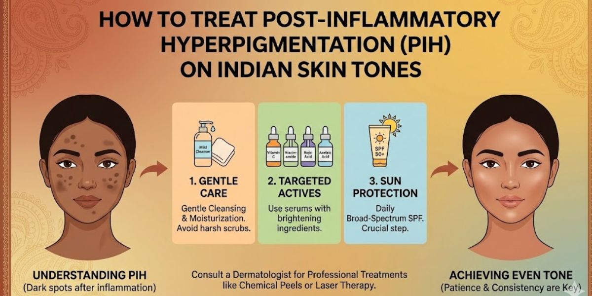 How to Treat Post-Inflammatory Hyperpigmentation (PIH) on Indian Skin Tones