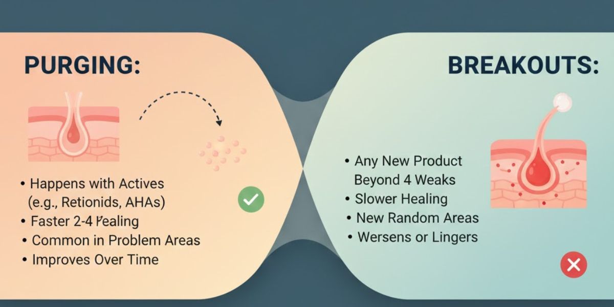 Understanding Purging vs. Breakouts: Is Your New Serum Really Causing Acne?