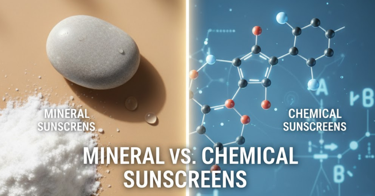 Mineral vs. Chemical Sunscreens: Zinc Oxide, Titanium Dioxide & More 