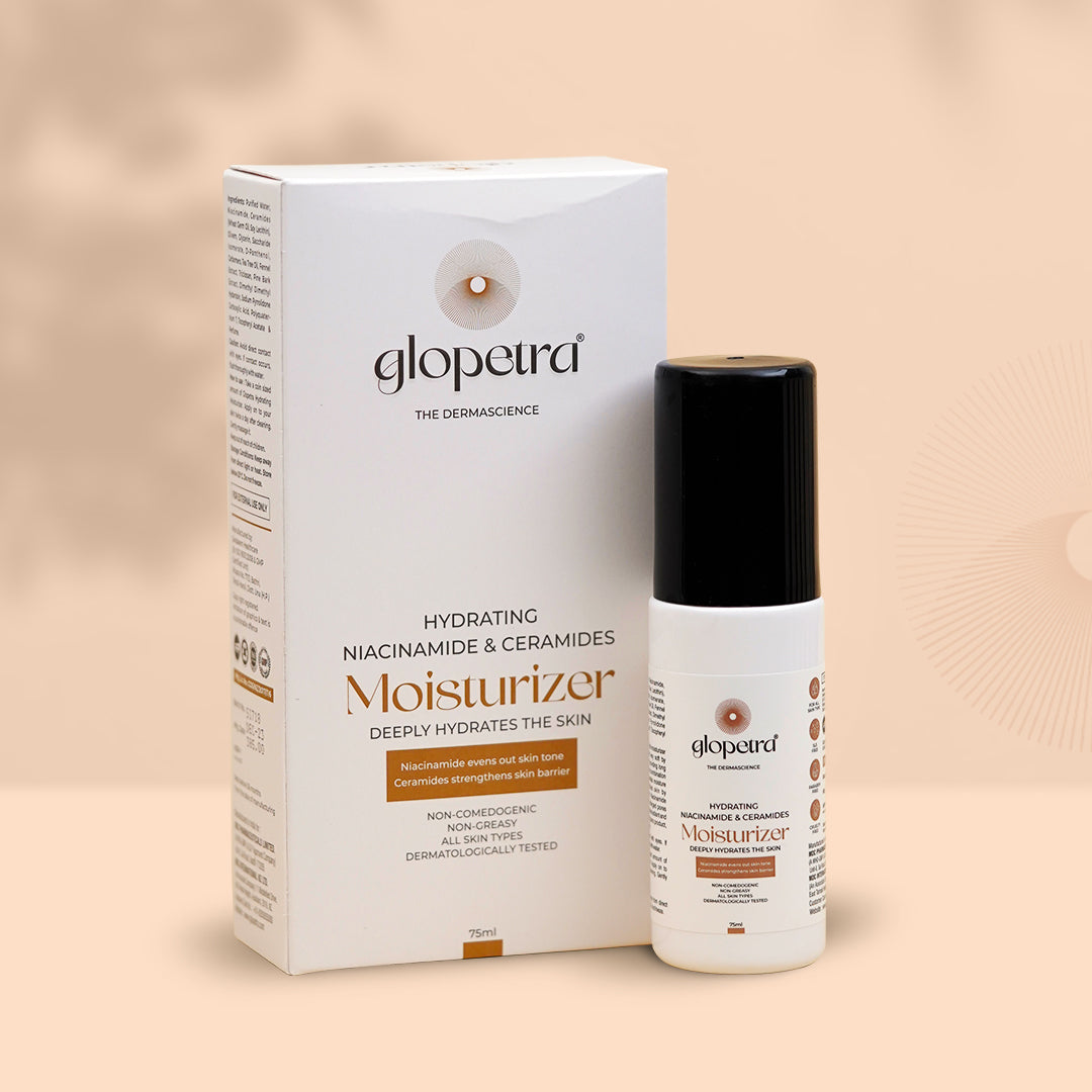 HYDRATING NIACINAMIDE & CERAMIDES Moisturizer  DEEPLY HYDRATES THE SKIN - Glopetra