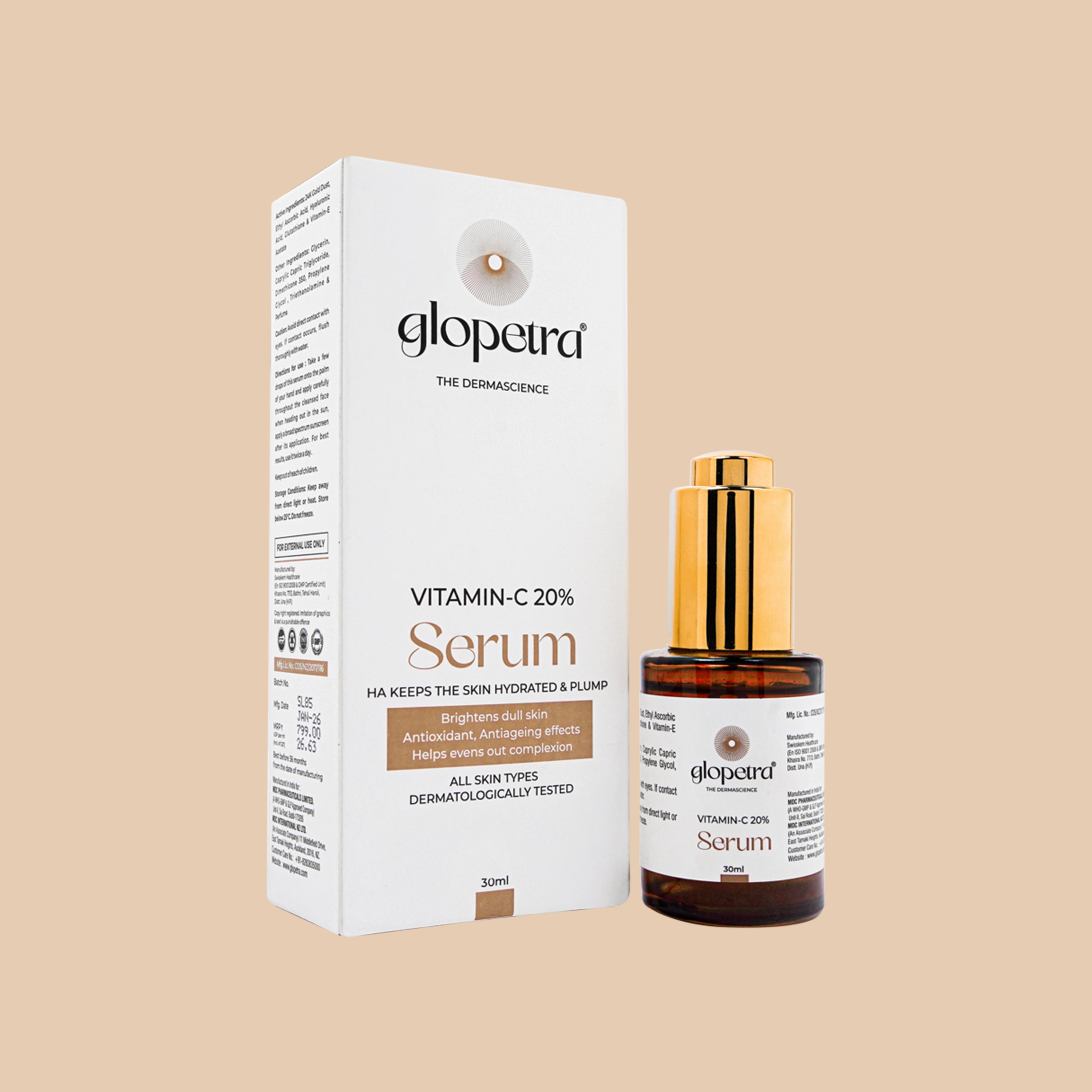 Vitamin C Serum For Dull Skin 30ml