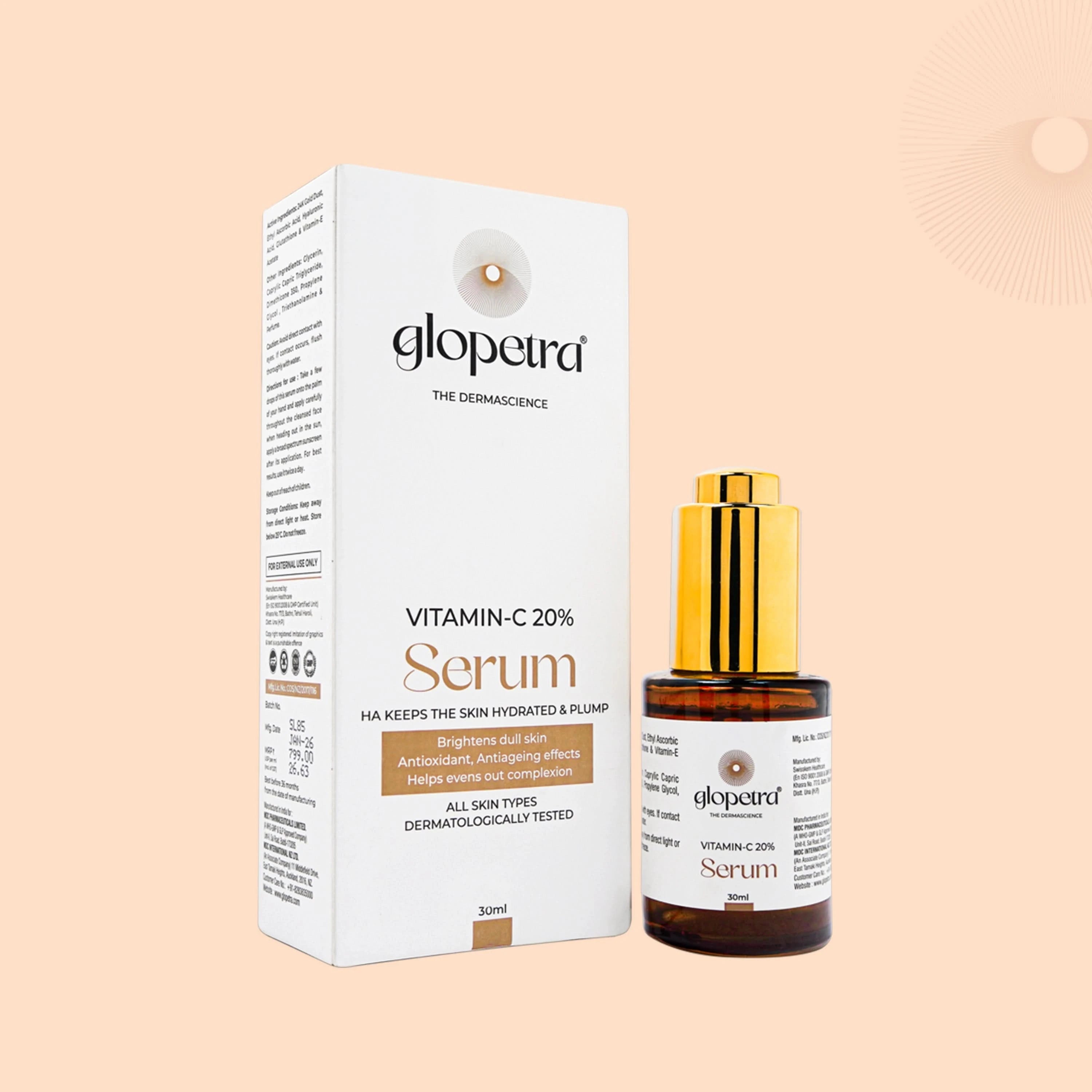 Vitamin C Serum For Dull Skin 30ml