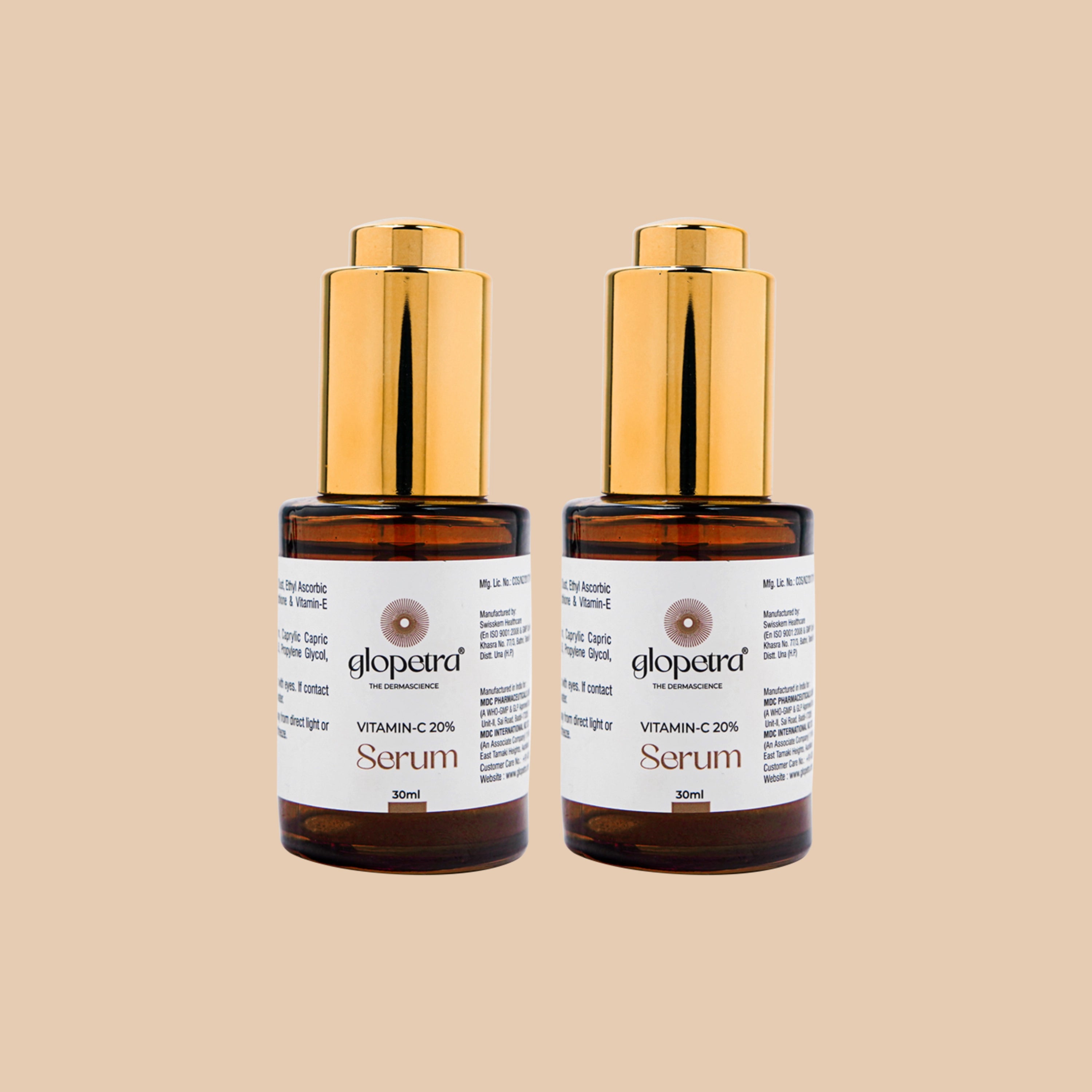 Vitamin C Serum For Dull Skin 30ml Pack of 2