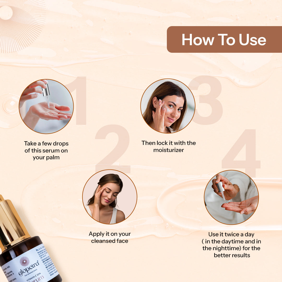 Vitamin C Serum For Dull Skin - Glopetra