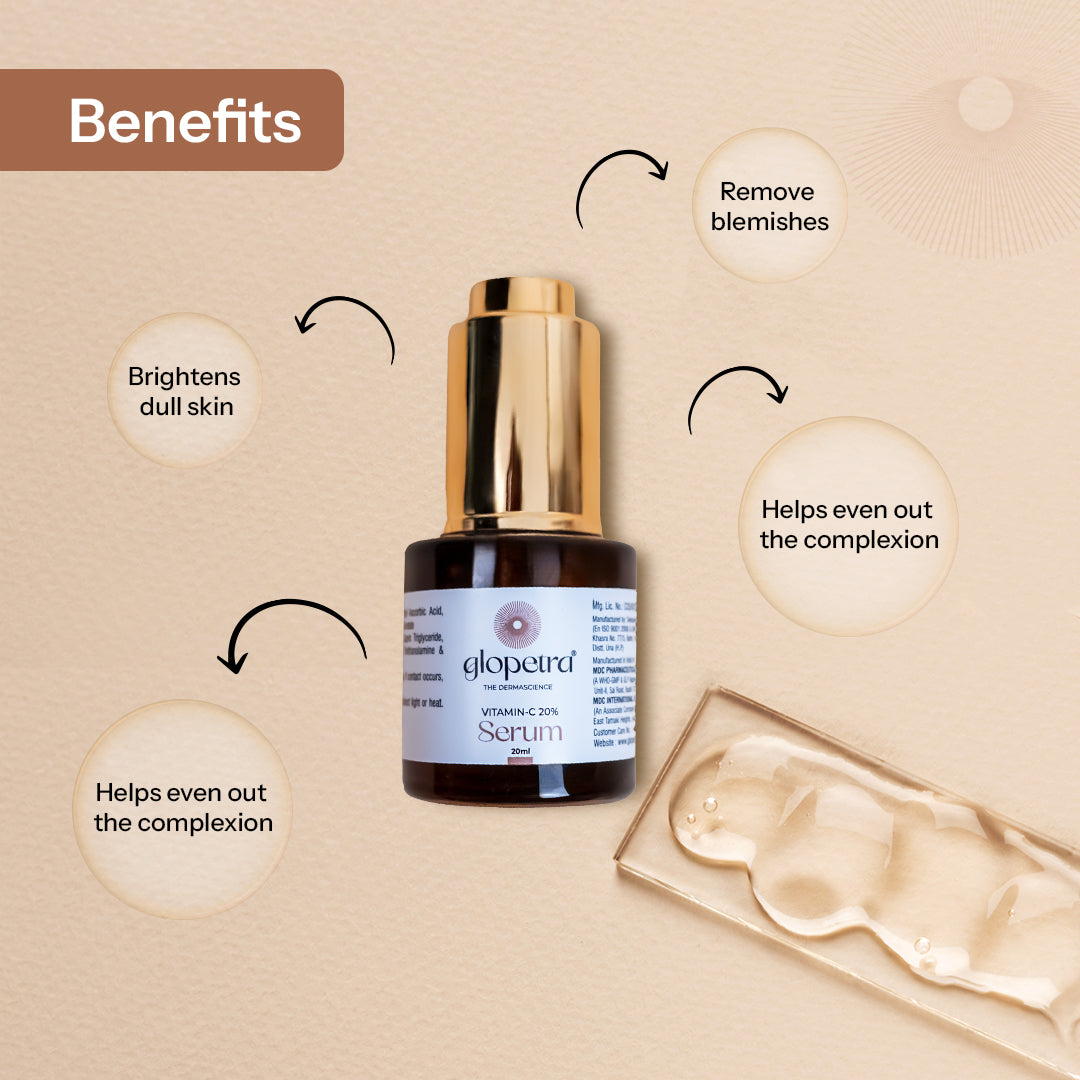 Vitamin C Serum For Dull Skin - Glopetra