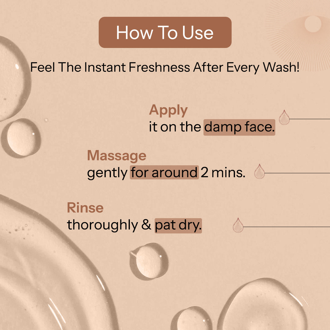 Aha bha gel with face wash for oily skin