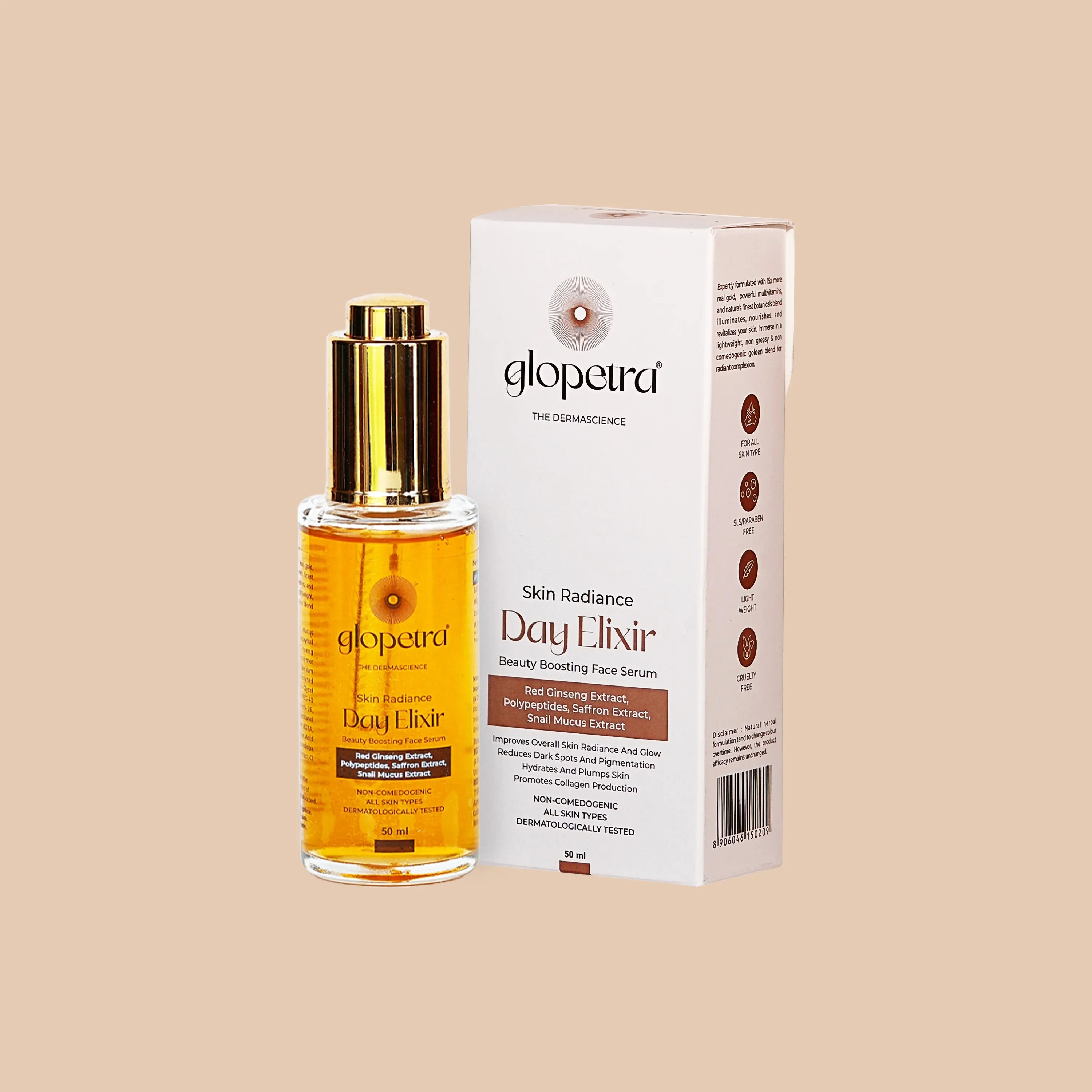 Glopetra Day Elixir Face Serum 