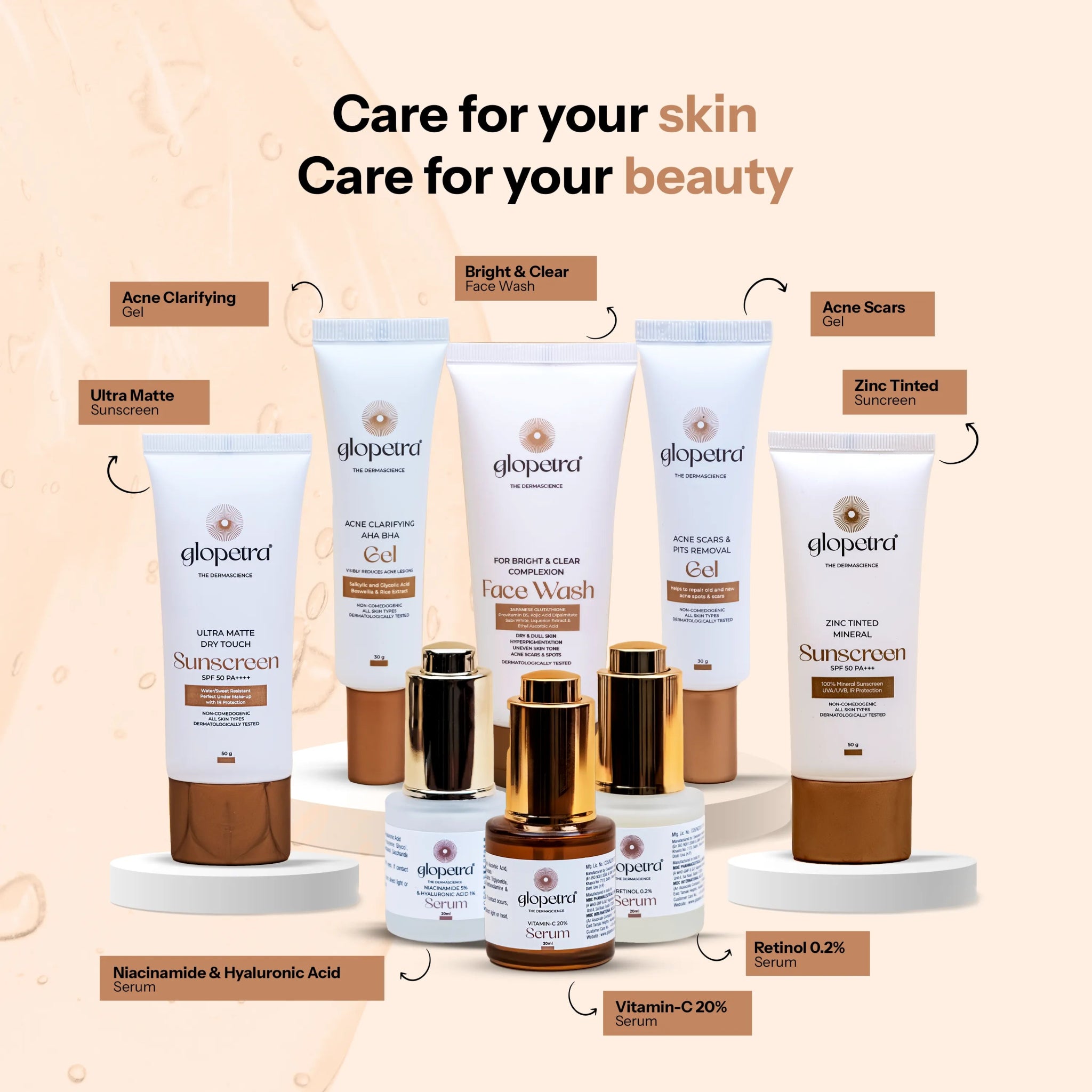 Acne Clarifying AHA BHA Gel - Glopetra