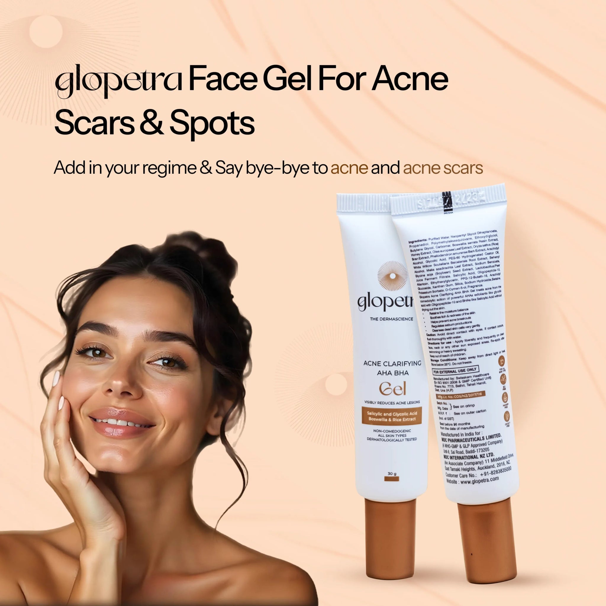 Acne Clarifying AHA BHA Gel - Glopetra