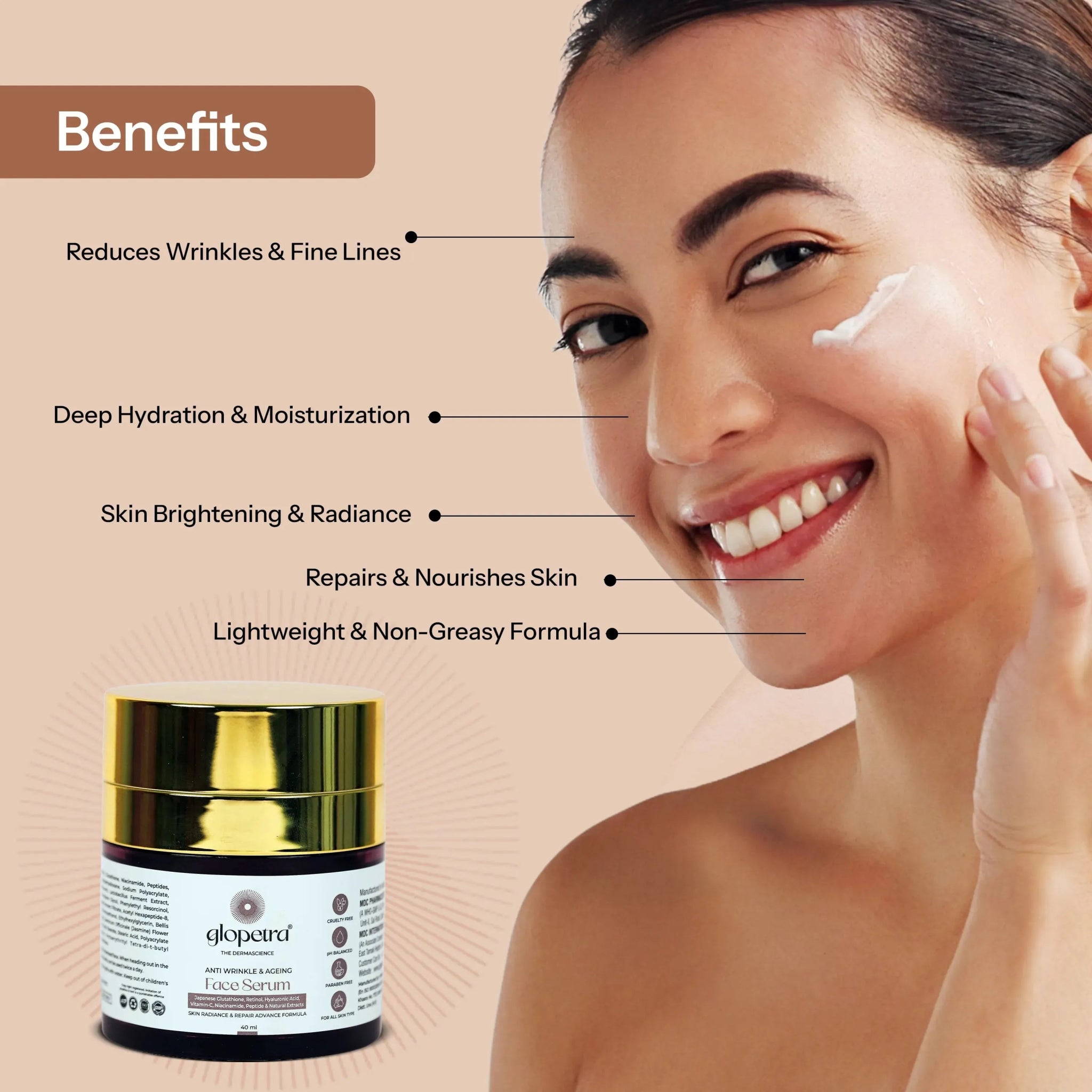 Glopetra Anti Aging Serum - Glopetra