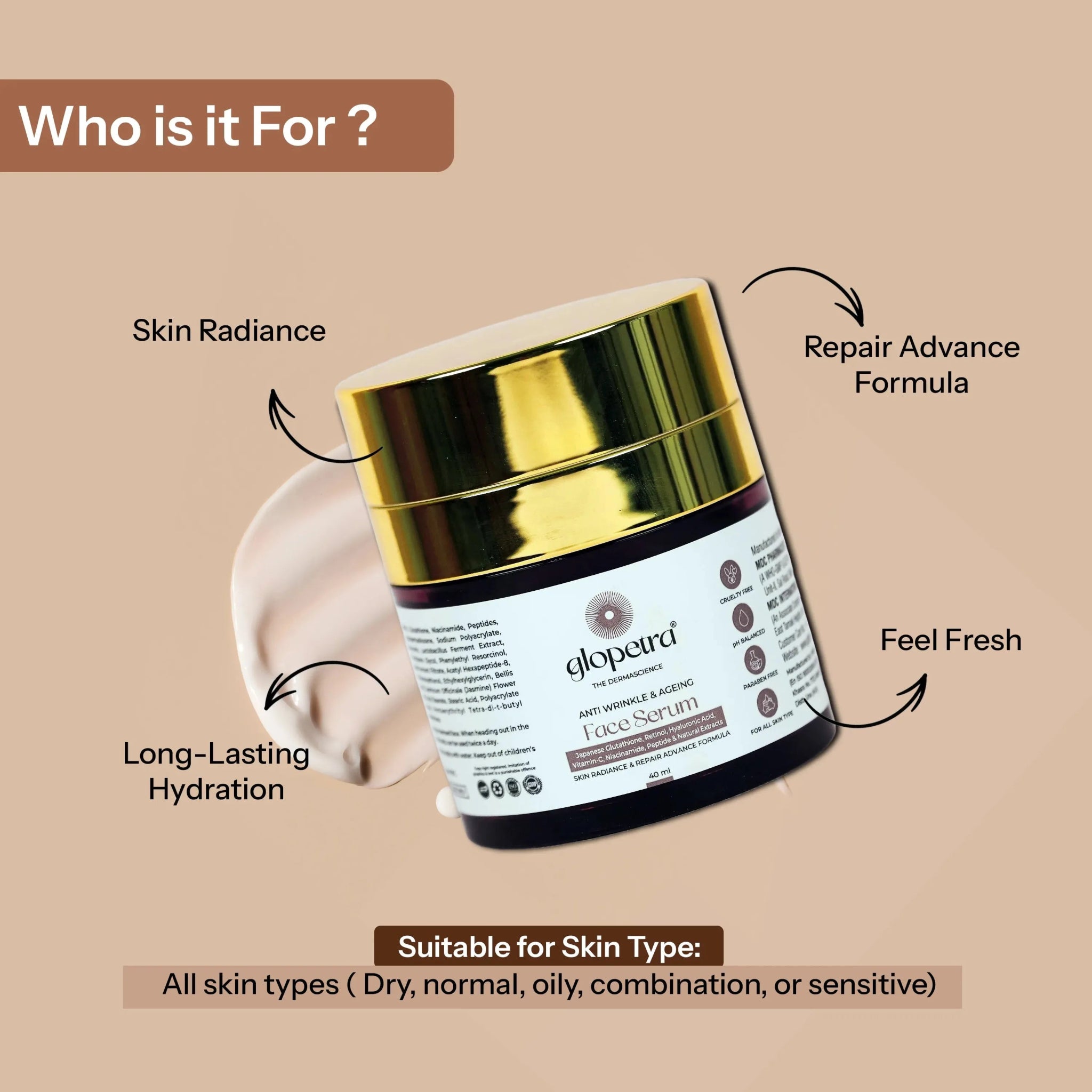 Glopetra Anti Aging Serum - Glopetra