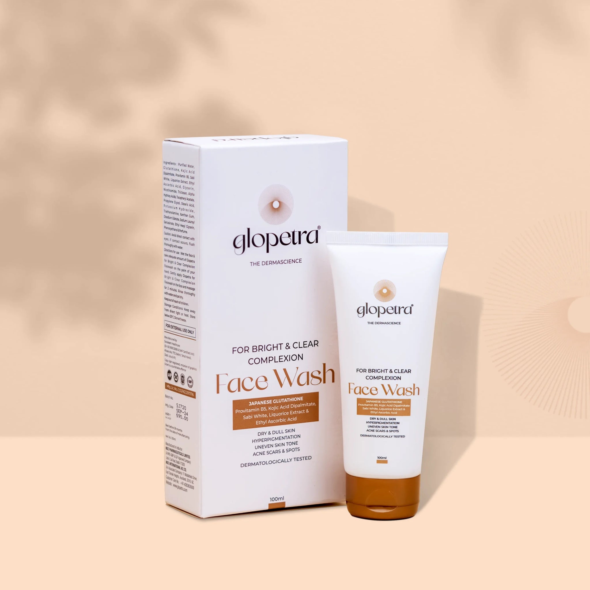 Glopetra Face Wash For Acne Scars & Spots - Glopetra