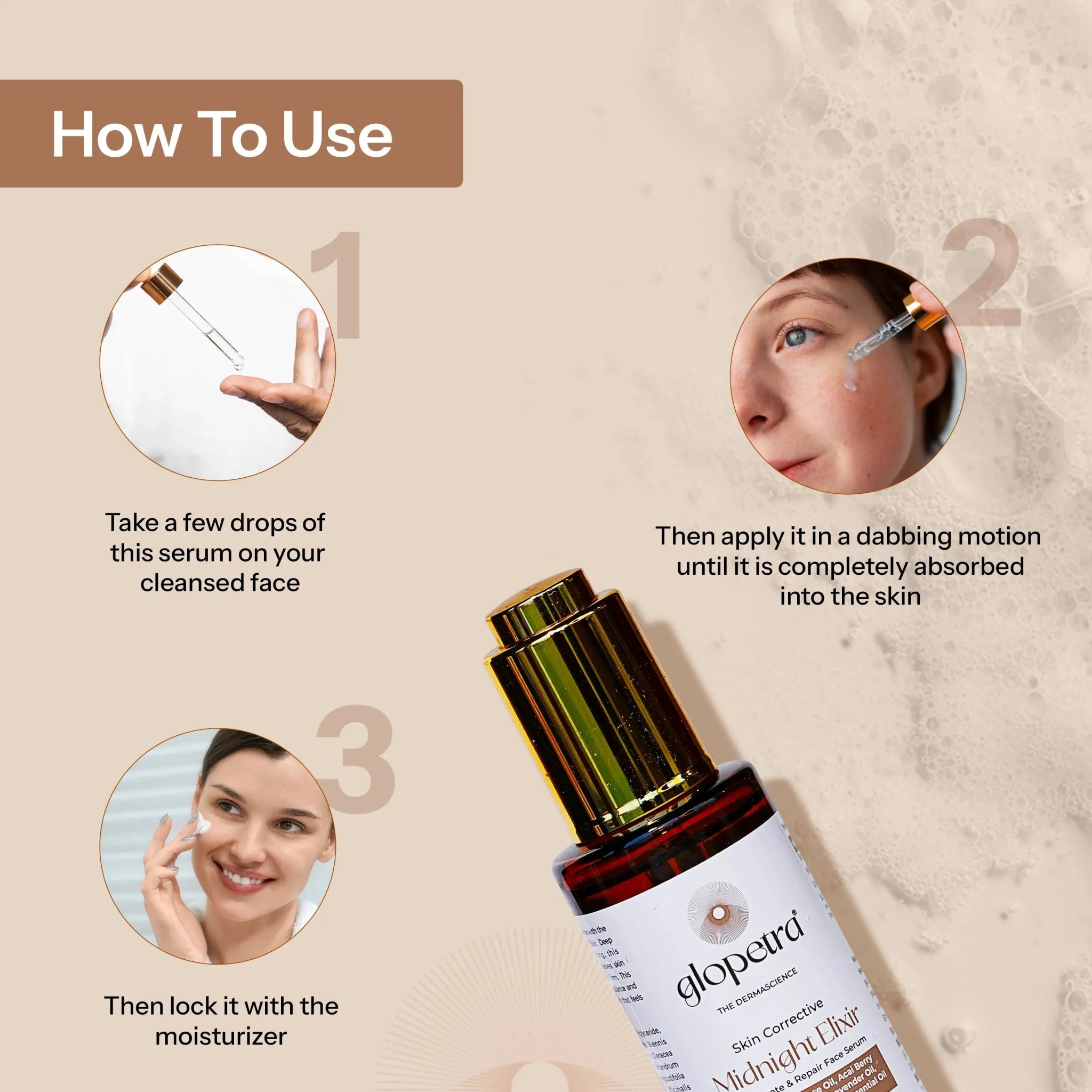 Glopetra Night Elixir Serum - Glopetra