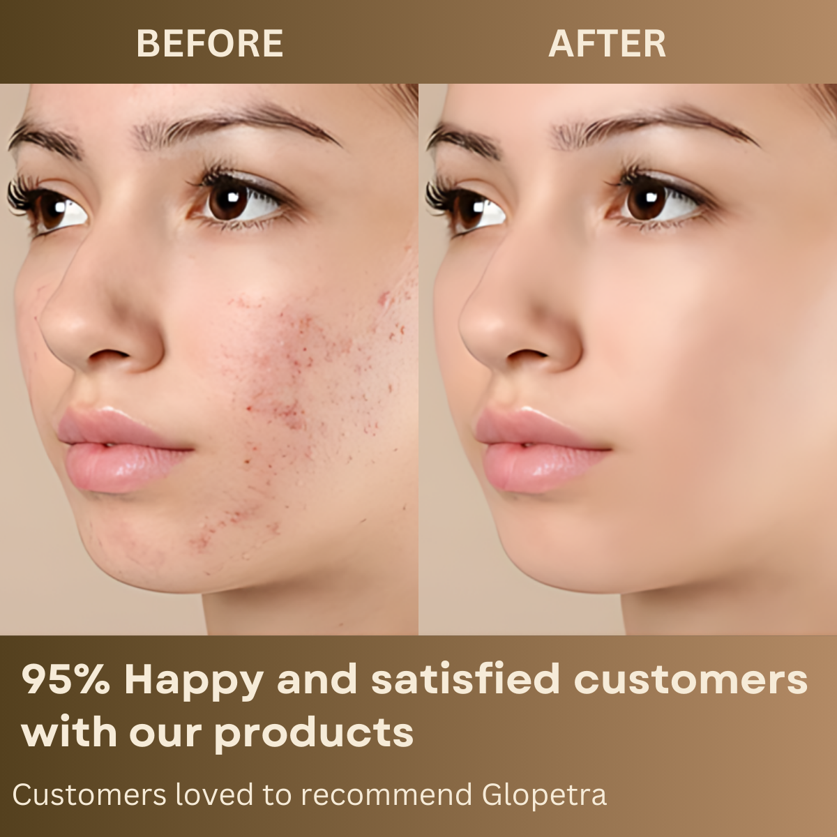 Glopetra Anti-Acne, Wrinkles Free Face Wash with Acne Scars & Pits Removal Gel - Glopetra