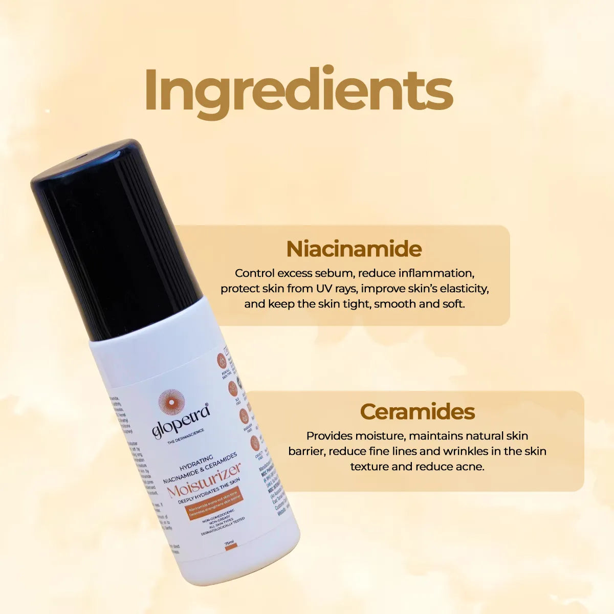 Glopetra Foaming Face Wash ( AHA & BHA ) with Moisturiser & Sunscreen Gift Pack